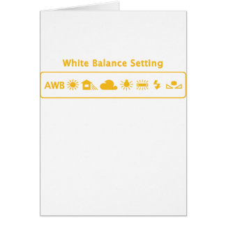 Cartão Equilíbrio branco