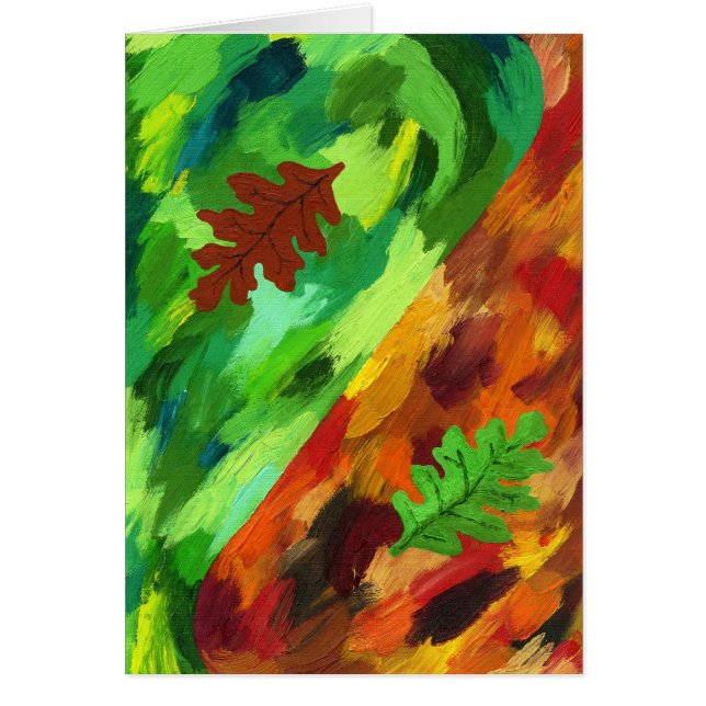 Cartão Equinócio Yin e Yang (Frente)