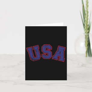 Cartão Equipe Americana Para O Dia Da Independência Patri