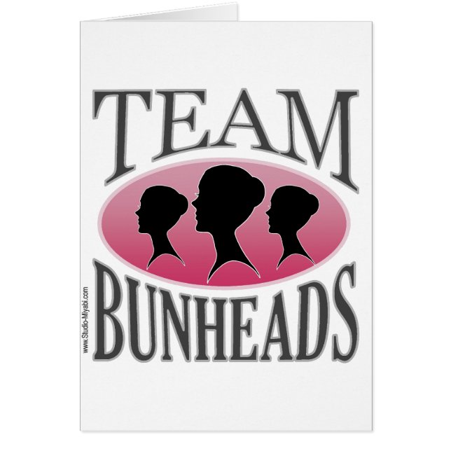 Cartão Equipe Bunheads (customizável) (Frente)