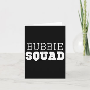Cartão Equipe da Bubbie Legal Divertida