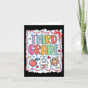 Cartão Equipe da Terceira Série de Volta às Aulas 3ª Séri