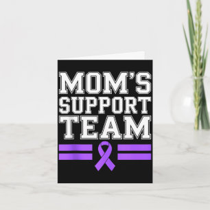 Cartão Equipe de apoio da mamãe família lupus conscientiz