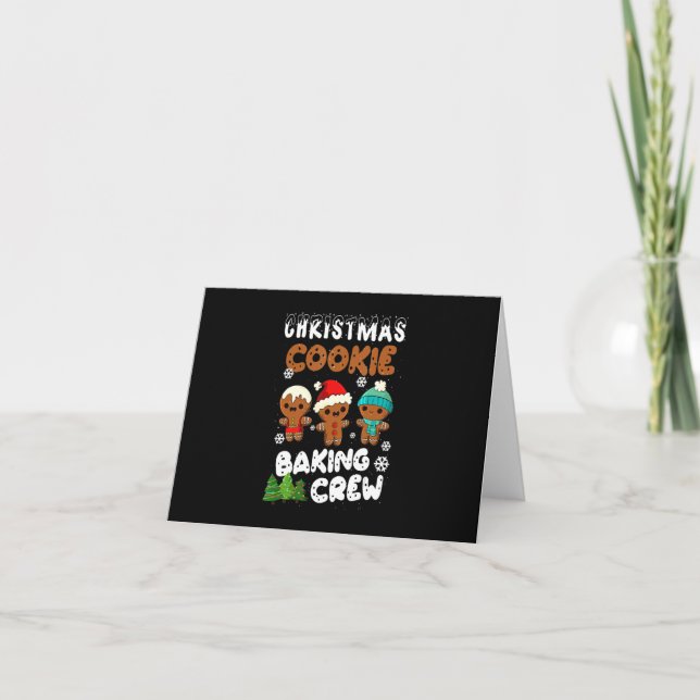 Cartão Equipe de bolinhos de Natal | presente de Natal (Frente)
