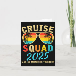 Cartão Equipe de Cruzeiro 2025 Férias de Verão Correspond