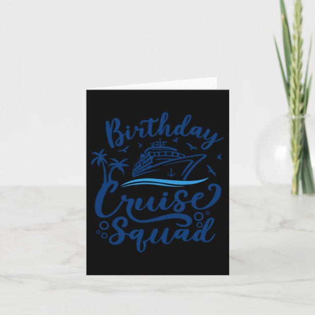 Cartão Equipe de Cruzeiro de Aniversário (Frente)