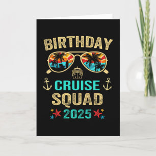 Cartão Equipe de Cruzeiro de Aniversário 2025