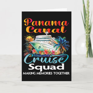 Cartão Equipe de Cruzeiro do Canal do Panamá 2025 Amigo F