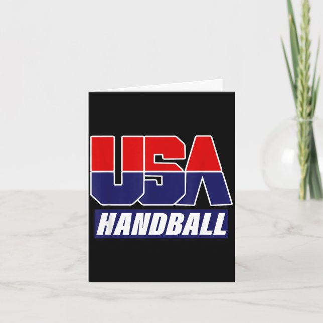 Cartão Equipe de Handebol 2021 EUA (Frente)