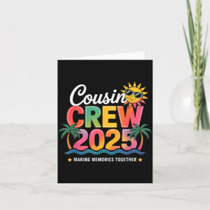 Cartão Equipe de Primos 2025 Fazendo Memórias Reunião de