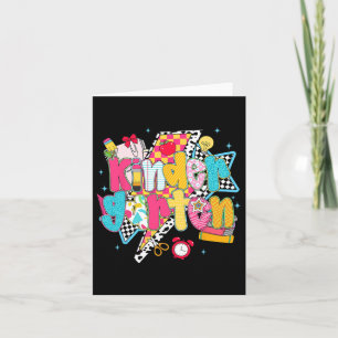 Cartão Equipe De Sonhos De Pré-Papoilas De Volta Ao Teac 