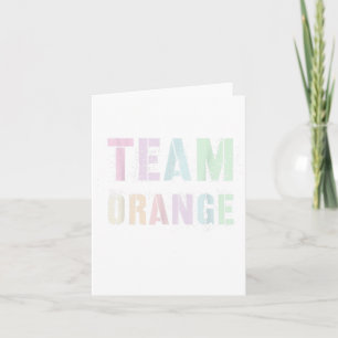 Cartão Equipe de Vintage, Orange Summer Camp Game Co.