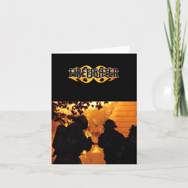 Cartão Equipe do Bombeiro (Frente)