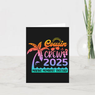 Cartão Equipe do Primo Engraçado 2025 Criando Memórias de