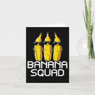Cartão Equipe Engraçada da Banana Esquadra de Frutas Dive