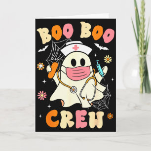 Cartão Equipe Groovy Boo Boo Enfermeira Dia das Bruxas Fa