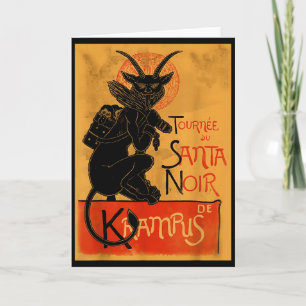 Cartão Equipe Krampus _ Equipe de Natal Krampus _ Alegre