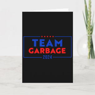 Cartão Equipe Lixo Para Trump Vote Em Trump