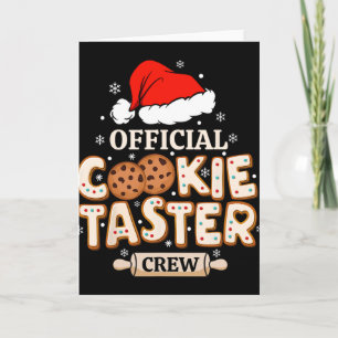 Cartão Equipe Oficial de Provadores de Cookies, Rei Engra