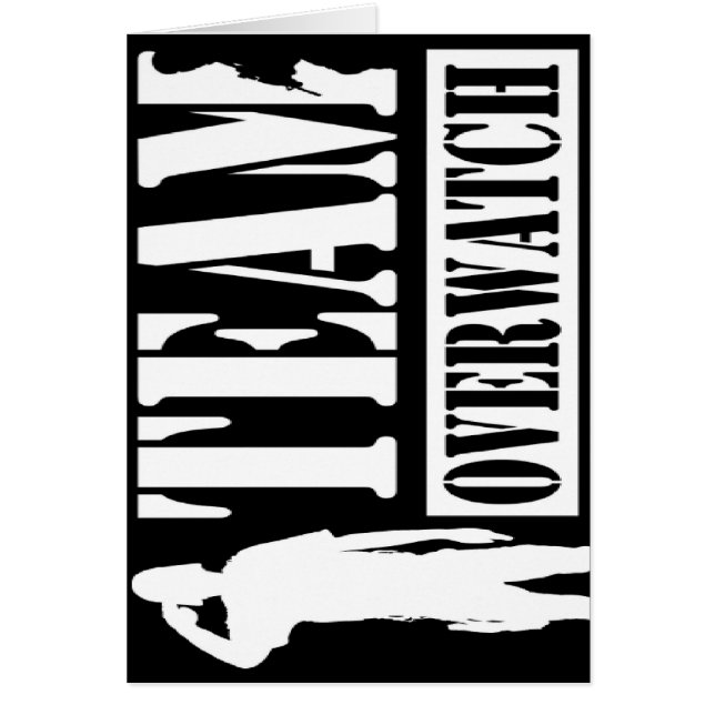 Cartão Equipe Overwatch (Frente)