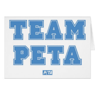 Cartão Equipe PETA
