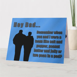 Cartão Éramos um Pai da equipe