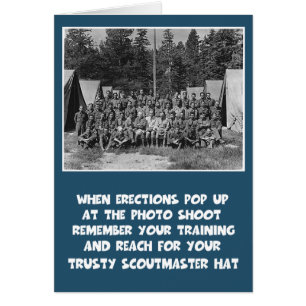 Cartão Ereção engraçada