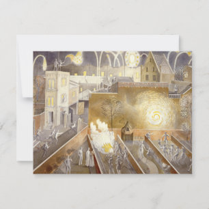 Cartão Eric Ravilious art, 5 de novembro