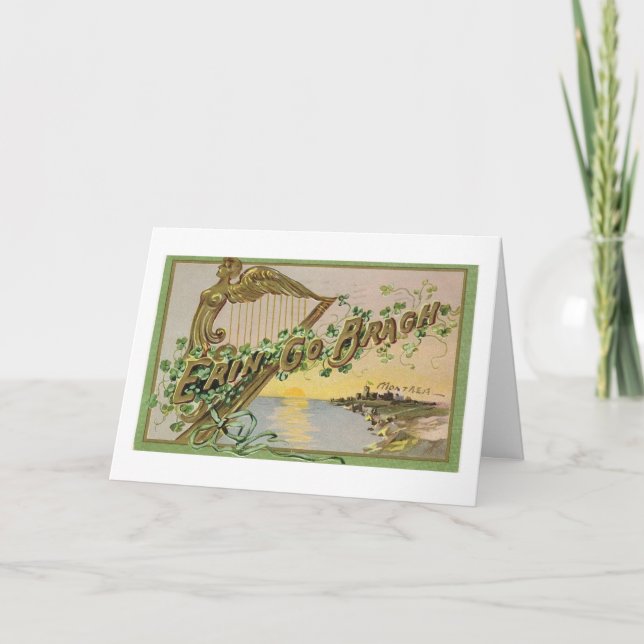 Cartão Erin vai Bragh (Frente)