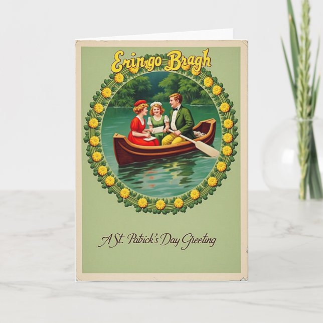 Cartão Eringo Bragh St Patricks Day Card (Frente)