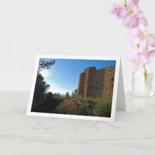 Cartão Ermita de Papais noeis Bárbara, Valência, Espanha