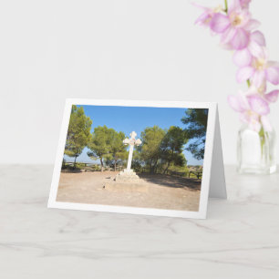 Cartão Ermita de Santa Bárbara, Lliria, Valencia, Spain