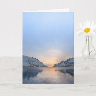 Cartão Ersfjorden Kvaloya Noruega