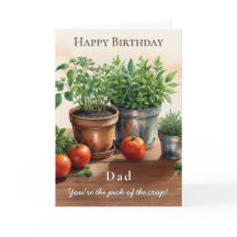 Ervas e Tomates Escolha da Safra Aniversário do Pa