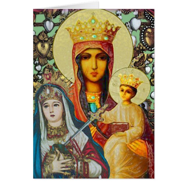 Cartão Erzulie Freda e Dantor (Frente)