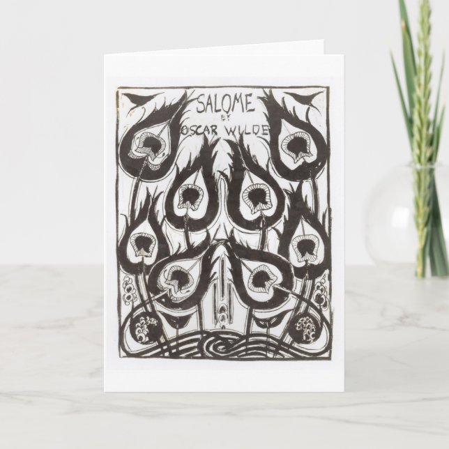 Cartão Esboço original para o cobrir de "Salome" por (Frente)