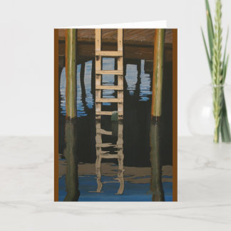 Cartão Escada da doca