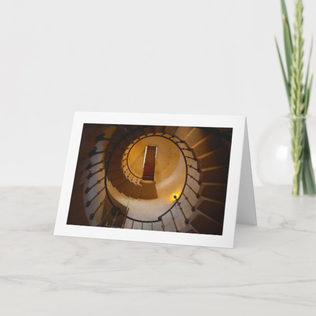 Cartão Escada espiral (Frente)