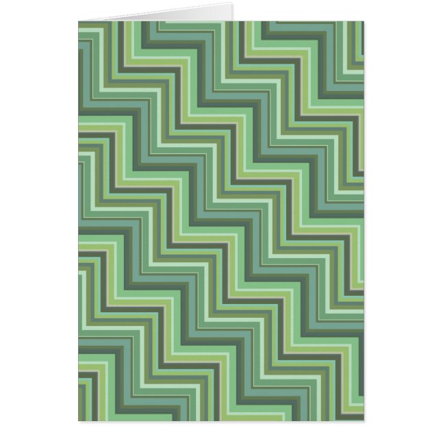 Cartão Escada verde-oliva (Frente)