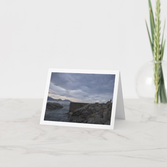 Cartão escadas ao mar (Frente)