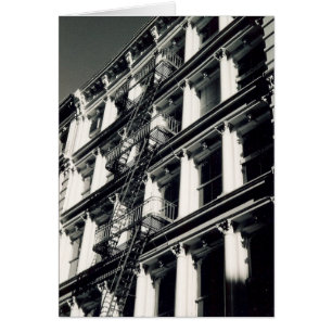 Cartão escadas do terraço