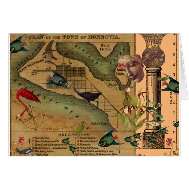 Cartão Escala das colunas (Frente Horizontal)