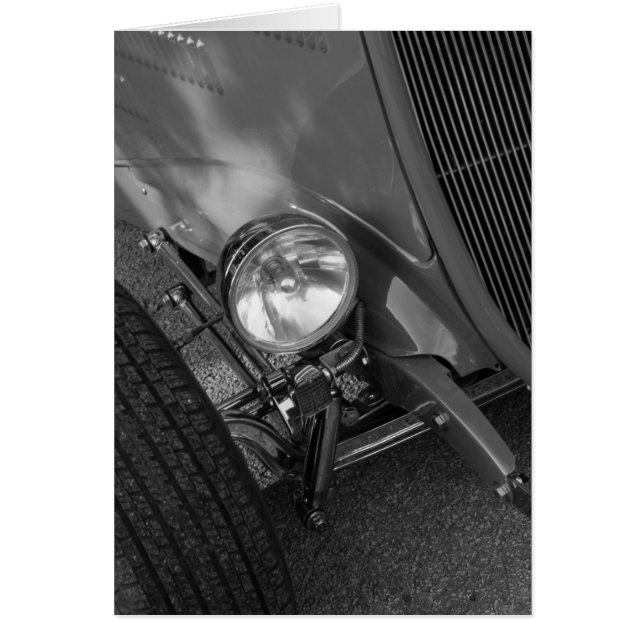 Cartão Escala de Cinza de Roadster de 1930 (Frente)