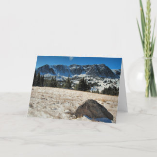 Cartão Escala nevado