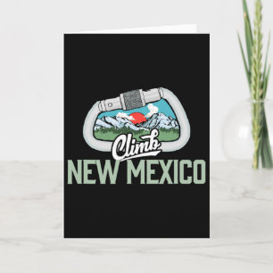 Cartão Escalada Novo México Carabinier Retro Rock Climbin