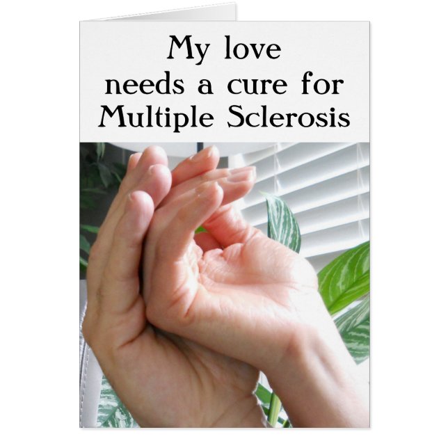 Cartão Esclerose múltipla (MS) (Frente)