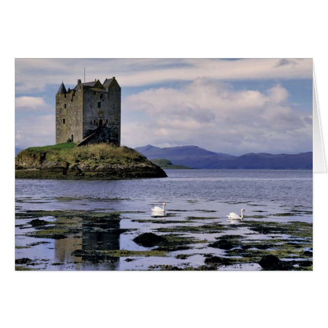 Cartão Escócia, Highland, Wester Ross, Stalker (Frente Horizontal)
