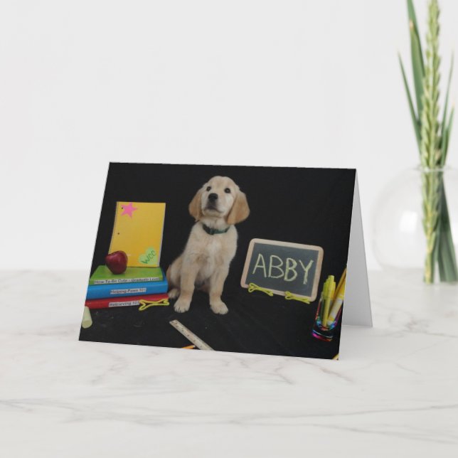 Cartão Escola Abby (Frente)