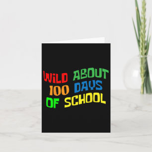 Cartão Escola de 100 Dias 100 Estudo de Professores do 10
