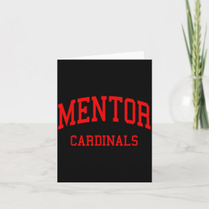 Cartão Escola de ensino médio mentor hs mentor oh retrô